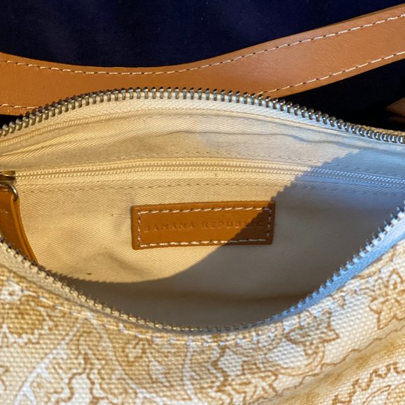 Vintage Banana Republic Paisley Canvas Handbag - Picture 7 of 7